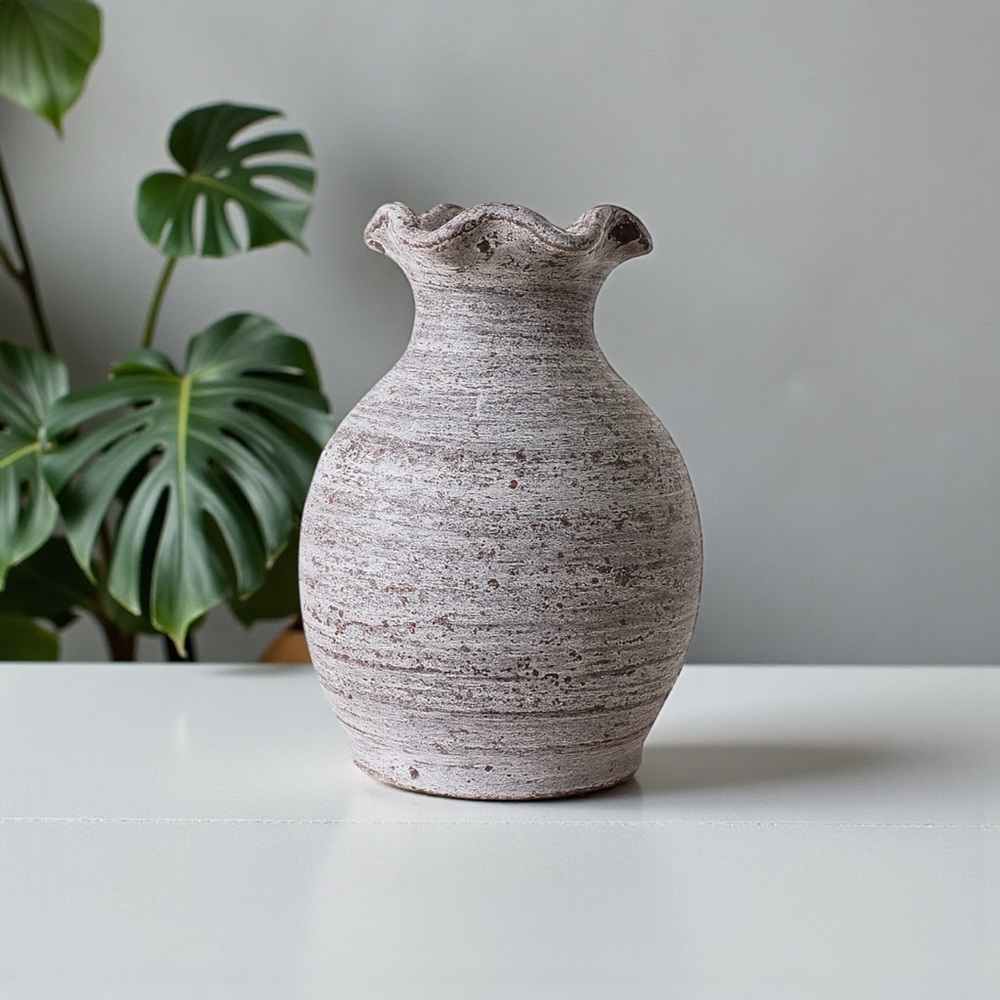 Rustic Textured Vase